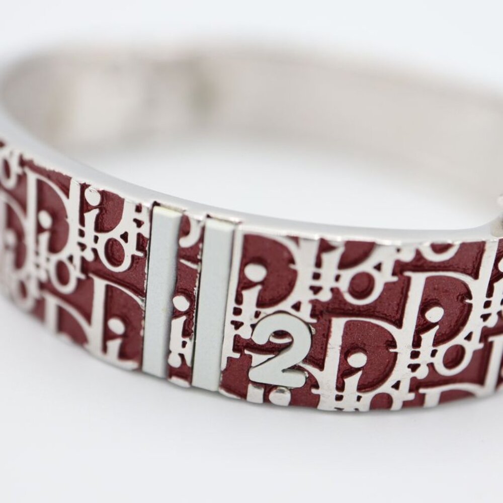 Christian Dior Bangle Trotter Bracelet Accessory Red H1481 - Picture 4 of 6
